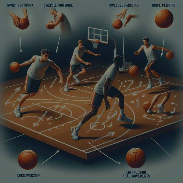 Quels conseils spécifiques pour améliorer la fluidité des mouvements offensifs en basket ?